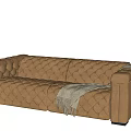Post-modern double sofa 3d model