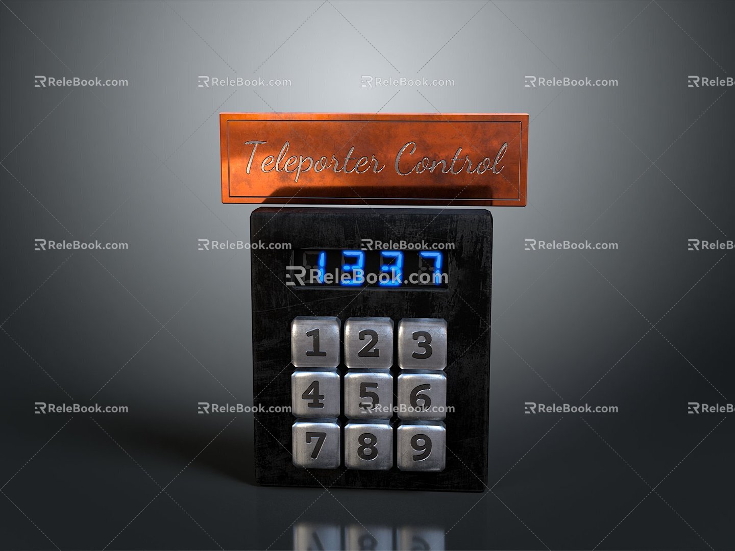 Password Keyboard Password Machine Keypad Mini Keyboard Numeric Input Keyboard Numeric Keyboard 3d model