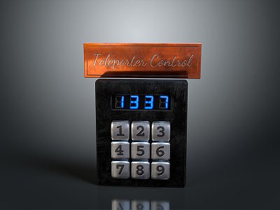 Password Keyboard Password Machine Keypad Mini Keyboard Numeric Input Keyboard Numeric Keyboard 3d model