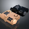 Two Black And Beige Industrial Mechanical Devices With Labels And Knobs