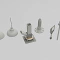 Industrial Style Lamps Modeling 680 3d model