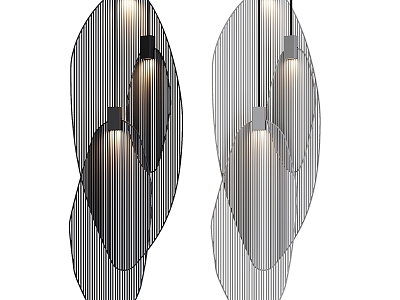 Modern chandelier Bedside lamp Bedroom chandelier 3d model