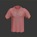 Gray Polo Shirt With Yellow Cuff And Collar Details For Daily Use