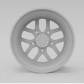 Hyundai car car parts wheel hub 3d model