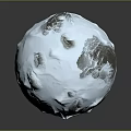 Garden Landscape Design With Spherical Rock Features White Stone Surfaces And Natural Dark Vegetation