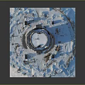 Round Domed Building With Columned Base In Scenic Snowy Winter Landscape
