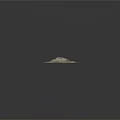 Two Square Decorative Prints With Mountain Pattern On Light Background