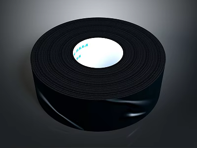 High Quality Black Adhesive Tape Roll With Strong Adhesion For Household Use 3d model