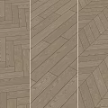 Various Wooden Flooring Designs with Herringbone Straight Lay and Natural Wood Textures