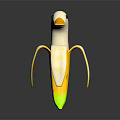 Creative Modern Decorative Ornament Set With Duck Shape Banana Peel Design