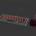 Keyboard Wireless Keyboard Computer Configuration Bluetooth Keyboard Gaming Keyboard Mechanical Keyboard Women's Keyboard 3d model