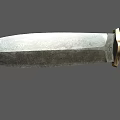 Restaurant Kitchen Professional Chef Knife With Silver Blade Black Handle And Gold Accent