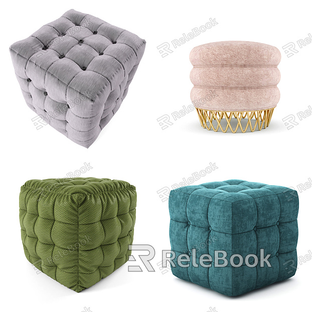 Modern sofa stool sofa stool model