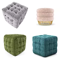 Modern sofa stool sofa stool 3d model