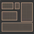 Square Rugs In Various Sizes With Textured Pattern For Home Decoration