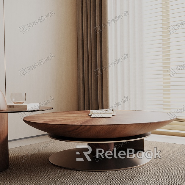 Modern coffee table model