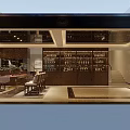 Elegant Wine Store Interior With Wooden Wine Racks Glassware Various Wines And Cozy Tables