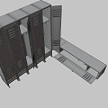 Lockers 3d model