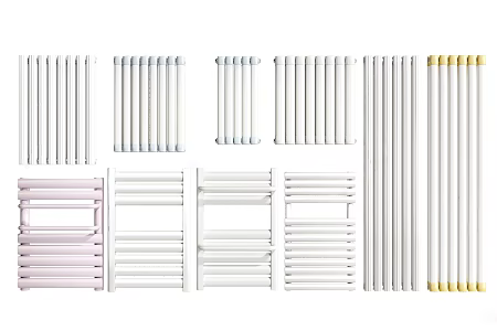 Modern radiator sunflower radiator 3d model