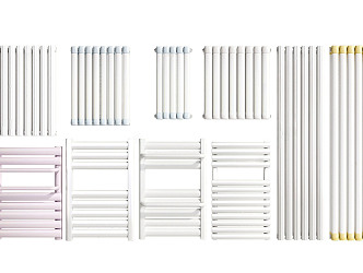 Modern radiator sunflower radiator 3d model