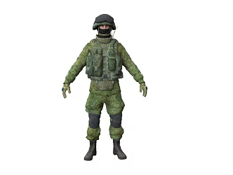 Lance Soldier Character Modern Character Warrior Infantry Male Character Marine Army Mercenary 3d model