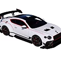 White Sports Car With Black Rear Spoiler Red Accents And Sporty Design