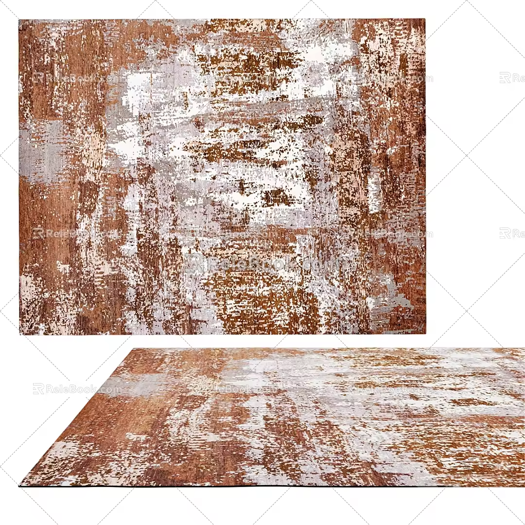 New Chinese Style Simple Carpet 3d model