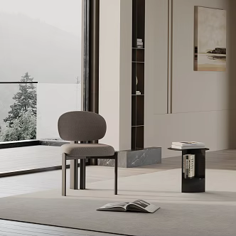 Modern Dining Chair 3d model