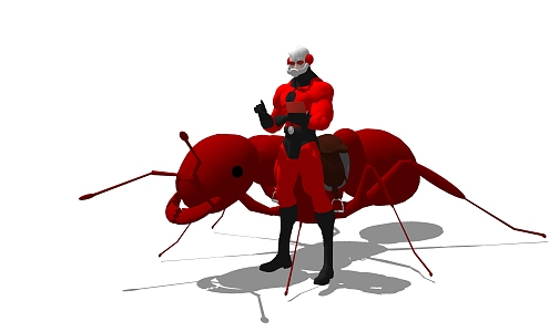 Modern Movie Character Marvel Ant-Man 3d model