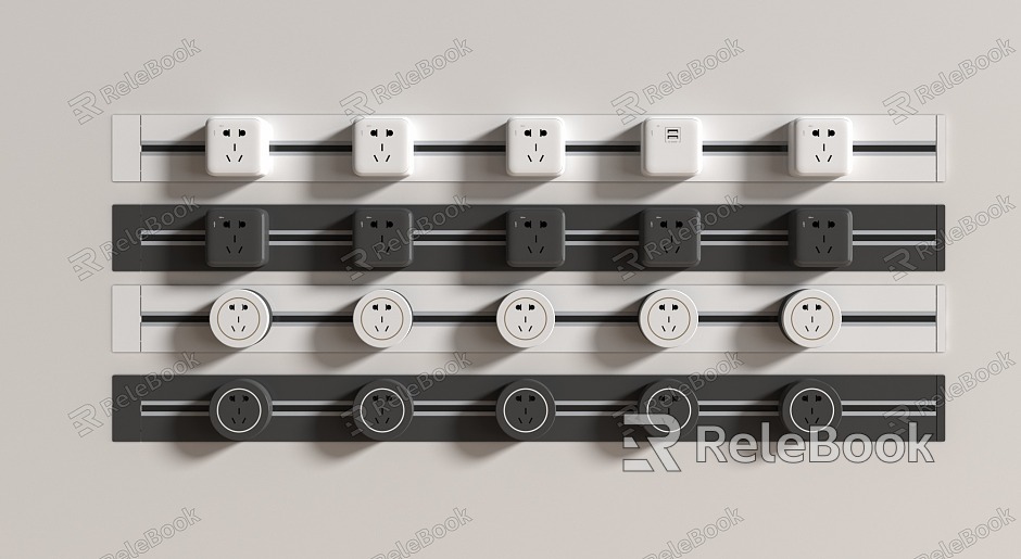 Modern rail socket mobile socket kitchen socket model