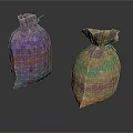 Colorful Patterned Drawstring Storage Bags For Home Organization And Decor