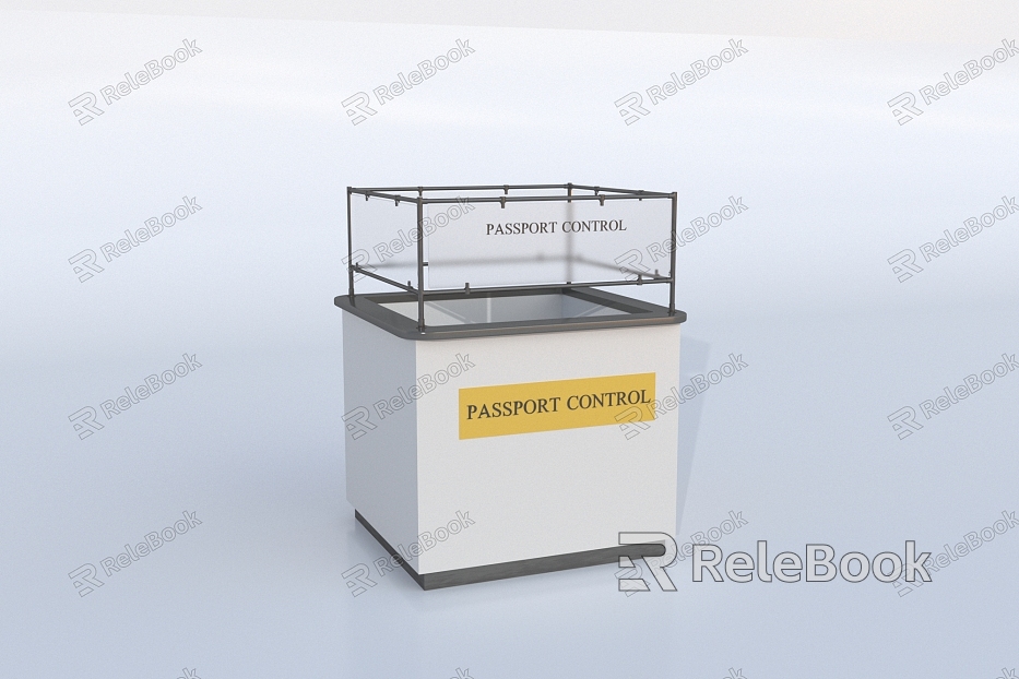 Airport Workbench Mobile Passport Checkpoint model