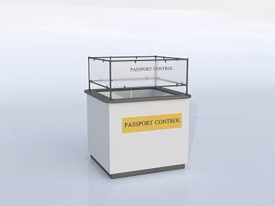 Airport Workbench Mobile Passport Checkpoint model