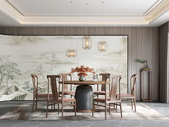 New Chinese Restaurant 3d model