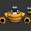 Bee CG Bee Cartoon Bee Anime Bee 3d model