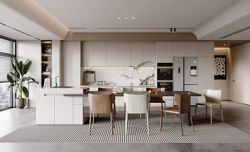 Modern Restaurant 3d model