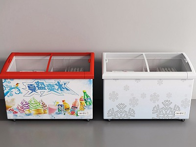 Freezer Refrigerator Ice-cream Cabinet Freezer Refrigerator Fresh-keeping Cabinet model