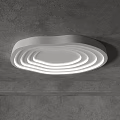 Modern LED Ceiling Light With Round Layered Design And Soft Illumination 3d model