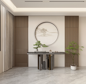 New Chinese Entrance 3d model