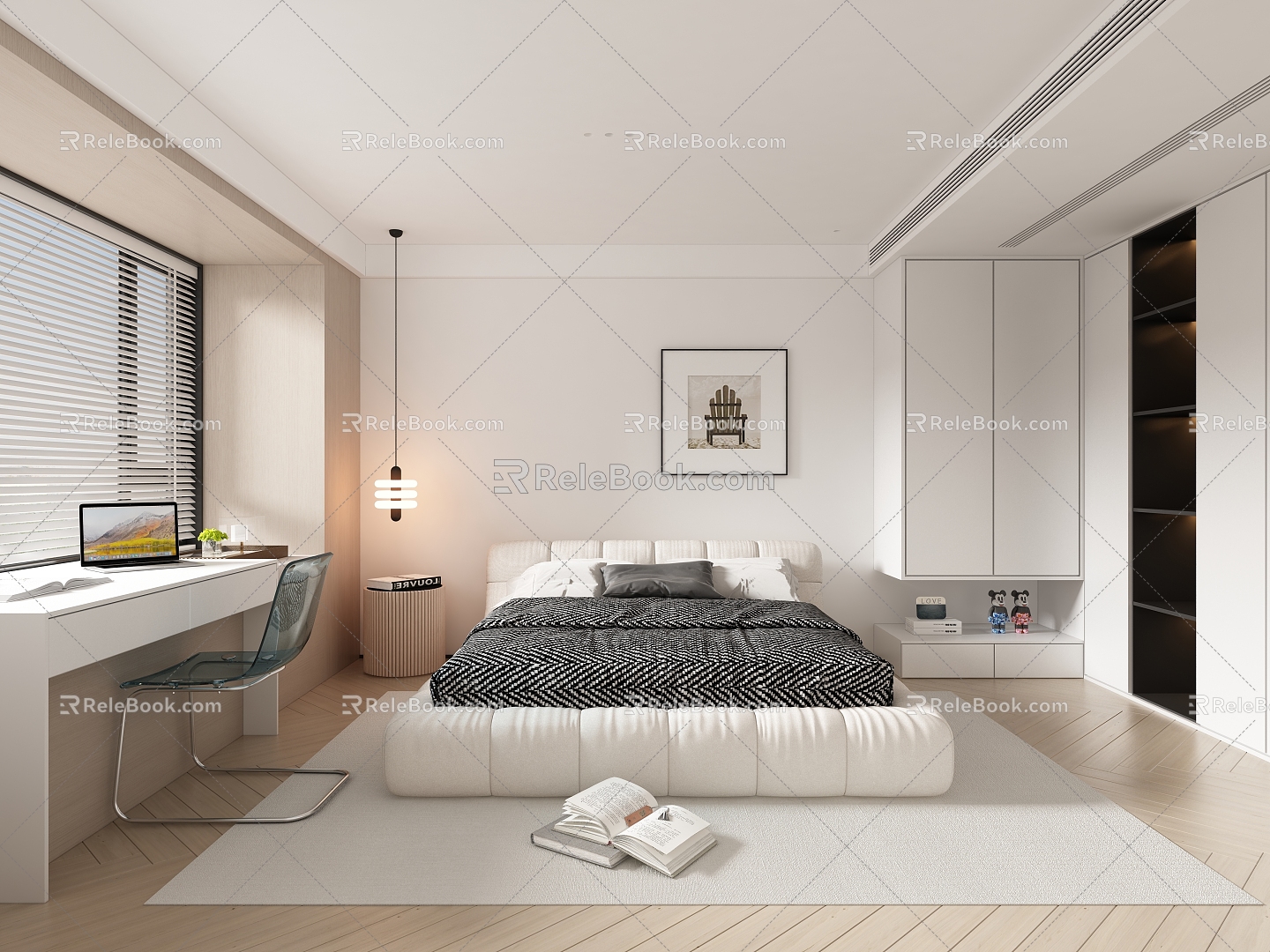 Modern Children's Room Boys Children's Room 3d model