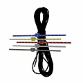 Multicolored Knotted Rope Components With Decorative Patterns And Bright Color Hues