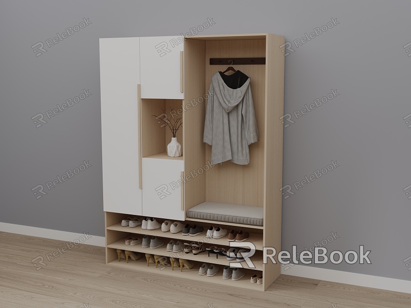 Wardrobe cabinet model