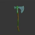 Tomahawk Axe Wooden Axe Handle Axe Mountain Axe Chopping Wood Axe Chopping Wood Axe Magic Axe 3d model