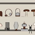 Modern table lamp 3d model