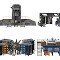 Heavy Duty Industrial Equipment Featuring Metal Structure Platform Stairs And Storage Tank Components