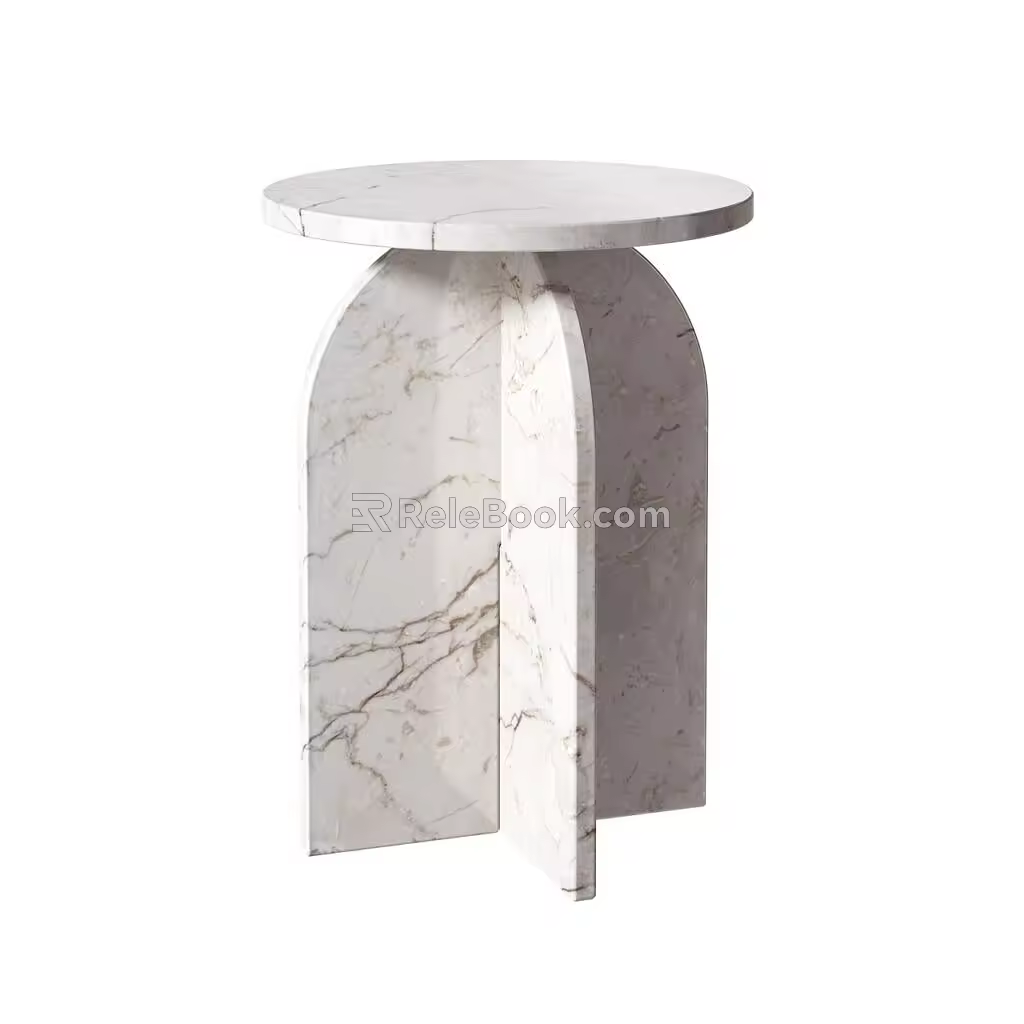 Side table 3d model