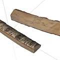 Natural Birch Wood Logs With Bark Texture And Smooth Cut Surfaces