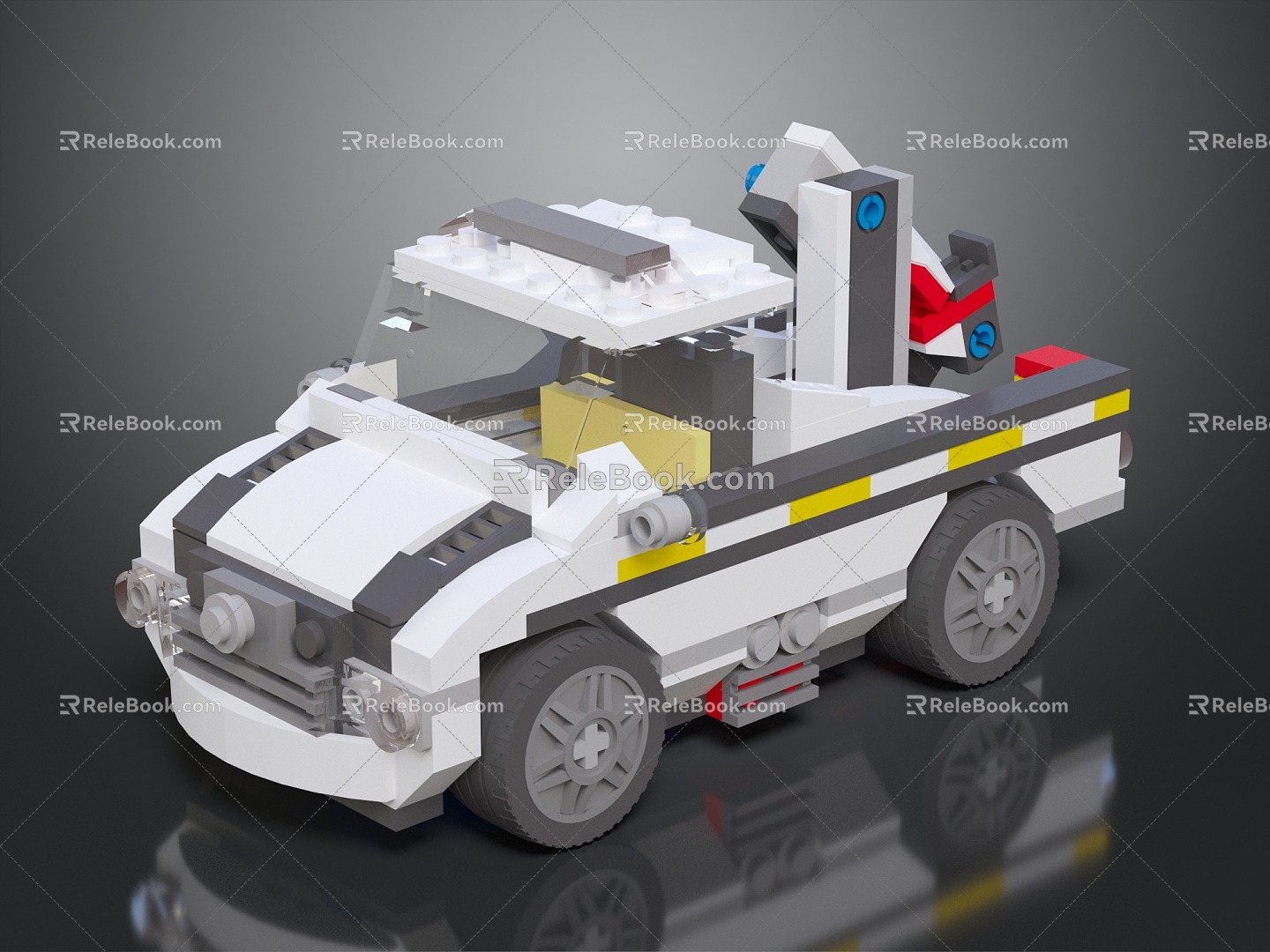 Lego Cars Hyundai Lego Lego Truck 3d model