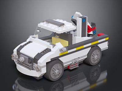 Lego Cars Hyundai Lego Truck 3d model