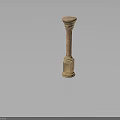 Elegant Intricate Carved Stone Column For Architectural Decoration And Design Use
